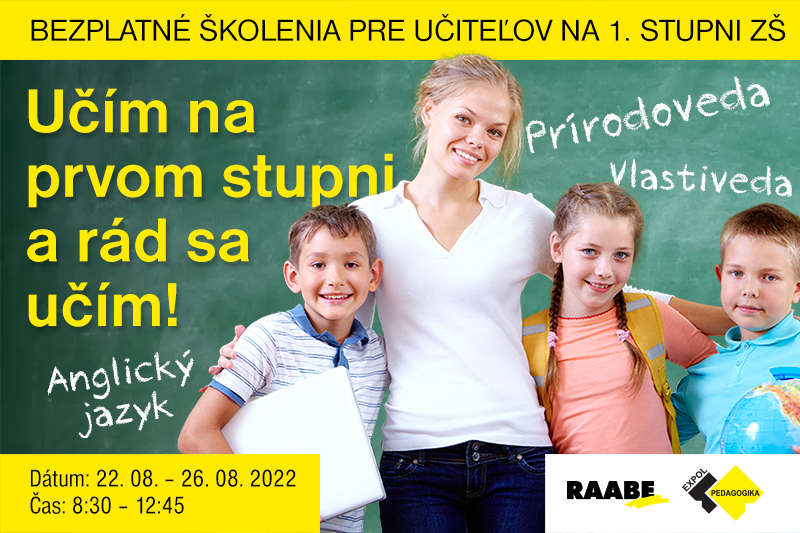 Učím na prvom stupni a rád sa učím!